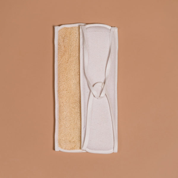 Natural Egyptian Loofah Bundle Wooden Back Scrubber + Glove+ Pad + Long Body Scrubber - NILE SCRUBZ